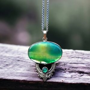 BOTSWANA GEMSTONE 925 SILVER JEWELRY PENDANT